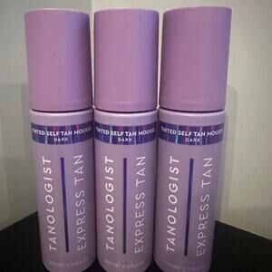 Tanologist Express Self Tan Mousse, Dark - Hydrating Sunless Lot Of 3